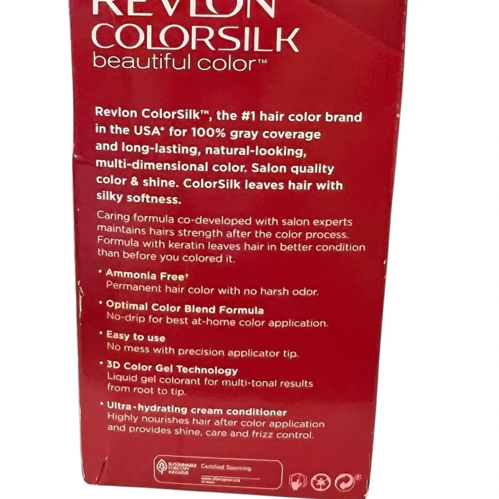 Revlon Colorsilk Beautiful Color 43-Medium Golden Brown Permanent Hair Color NEW